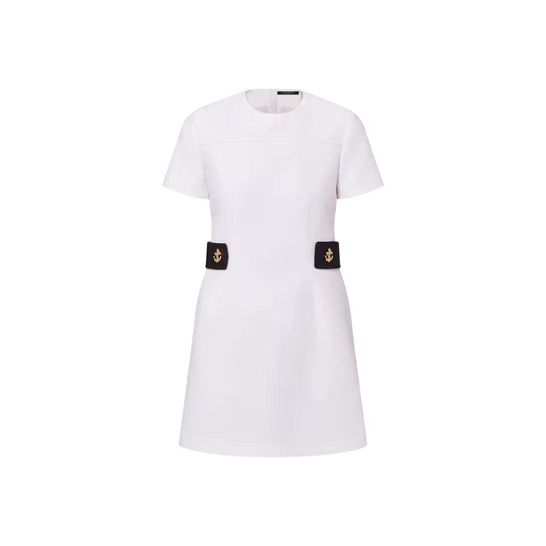 Anchor Button Martingale Dress