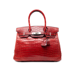Rouge H Matte Niloticus Crocodile Birkin 30
