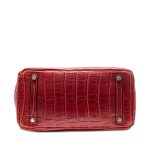 Rouge H Matte Niloticus Crocodile Birkin 30 - Image 5