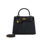 Black Swift Kelly Padded Sellier 25