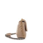 Beige Quilted Lambskin Chanel 19 - Image 4