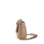 Beige Quilted Lambskin Chanel 19 - Image 2