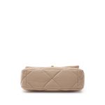 Beige Quilted Lambskin Chanel 19 - Image 5