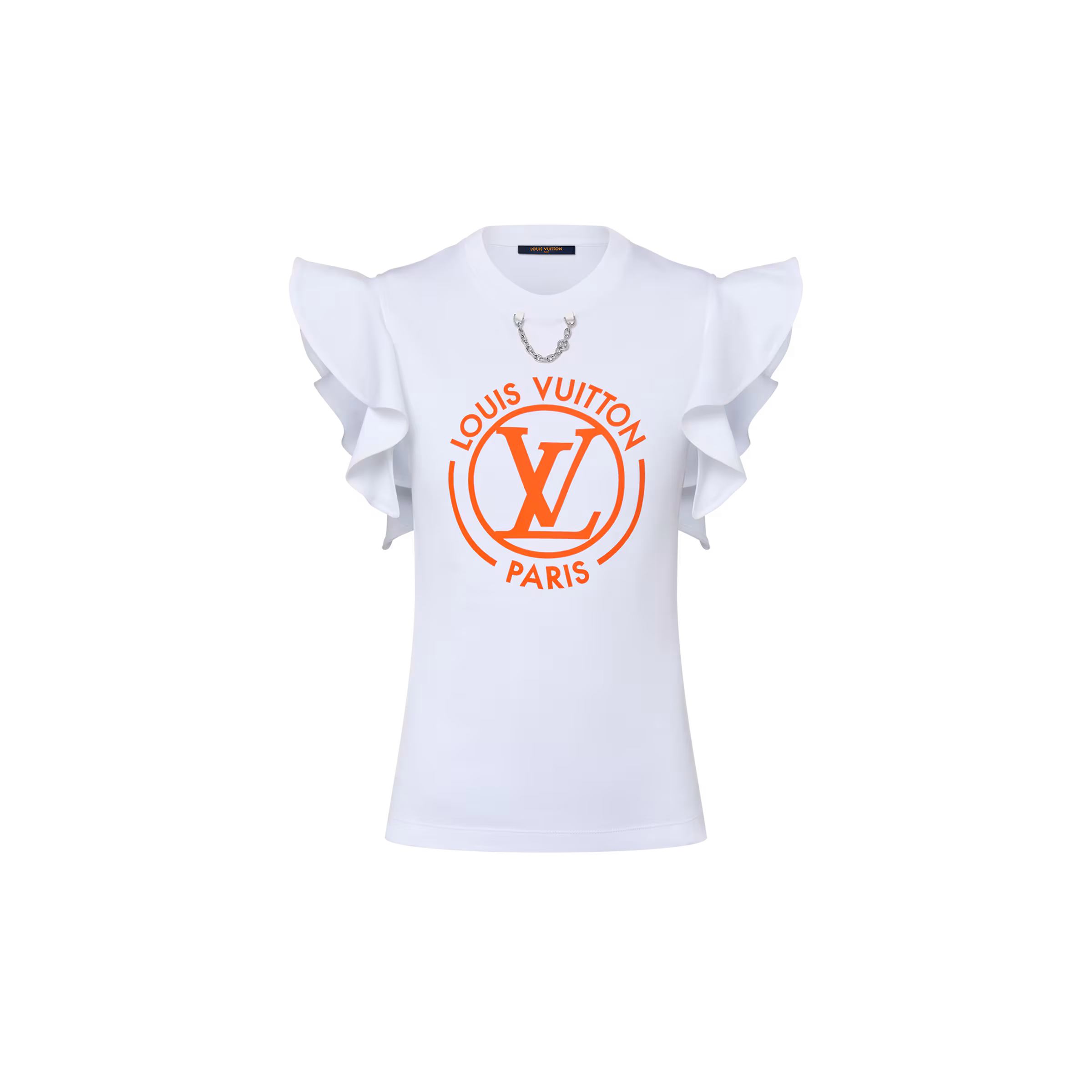 LV Flounce Sleeve T-Shirt