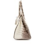 White Matte Crocodile Niloticus Himalaya Birkin 30 - Image 4