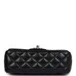 Mini Rectangular Crystal Top Handle Flap Bag - Image 4