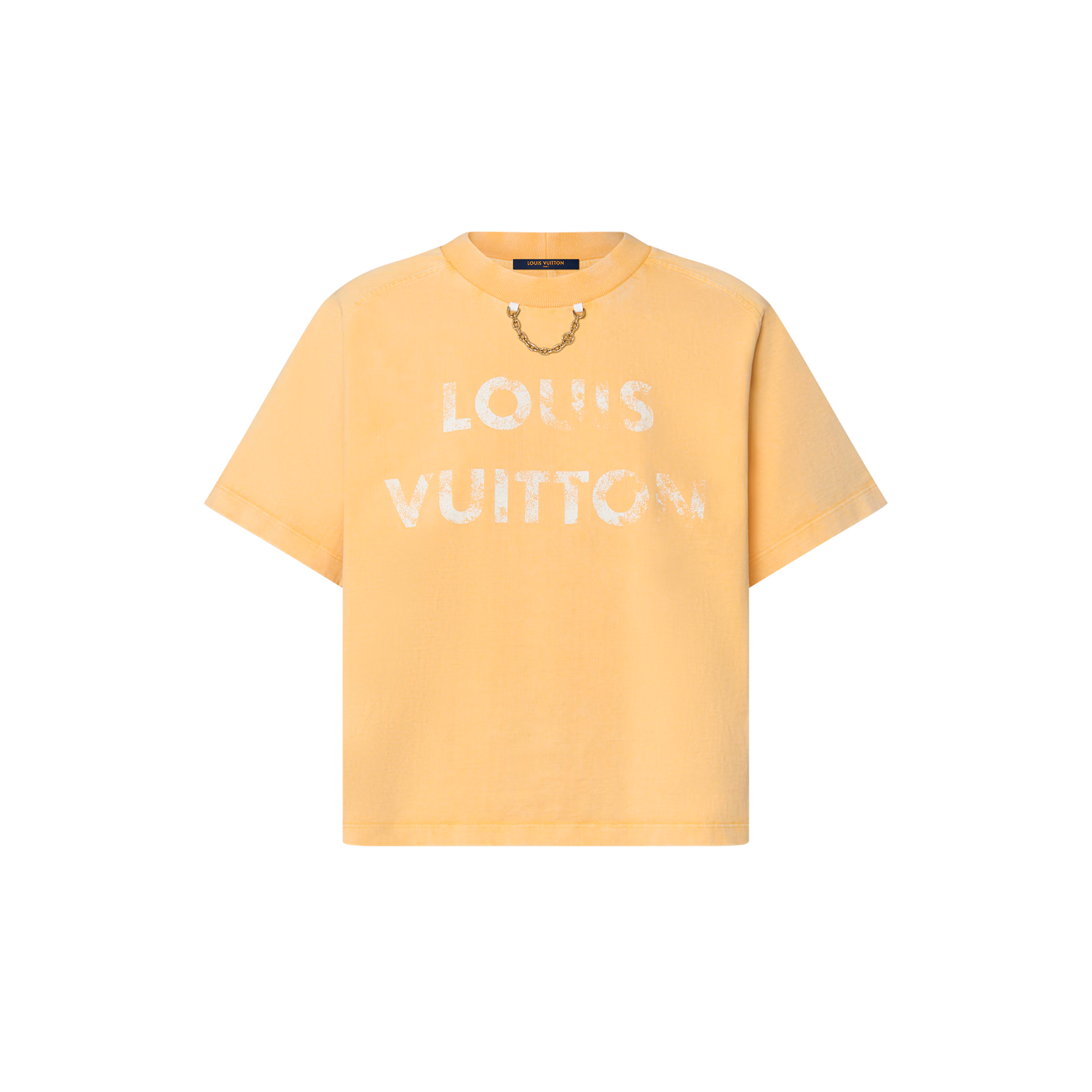 Vintage-Effect Louis Vuitton Crop Top