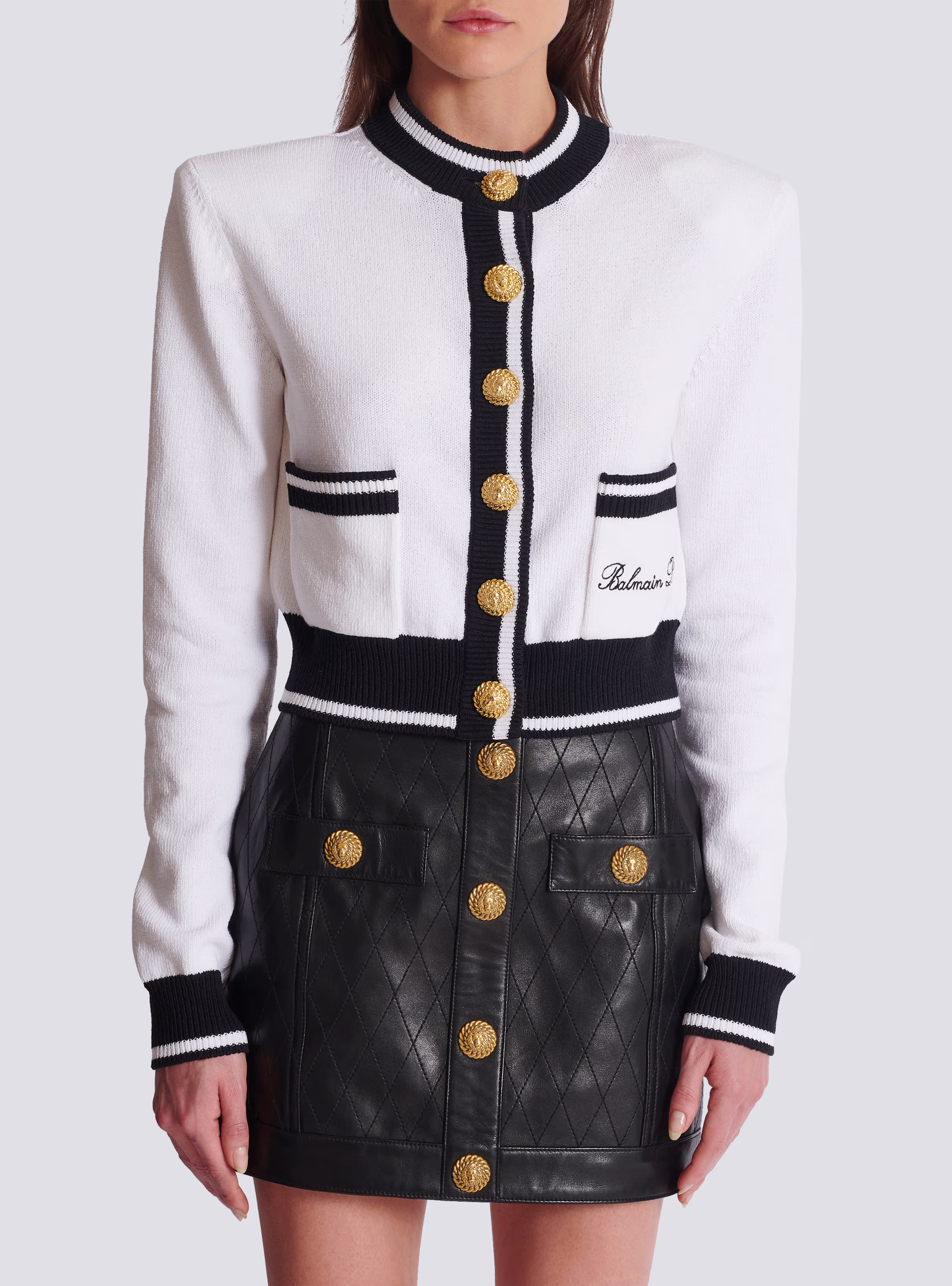 Balmain Signature Knit Cardigan - Image 6