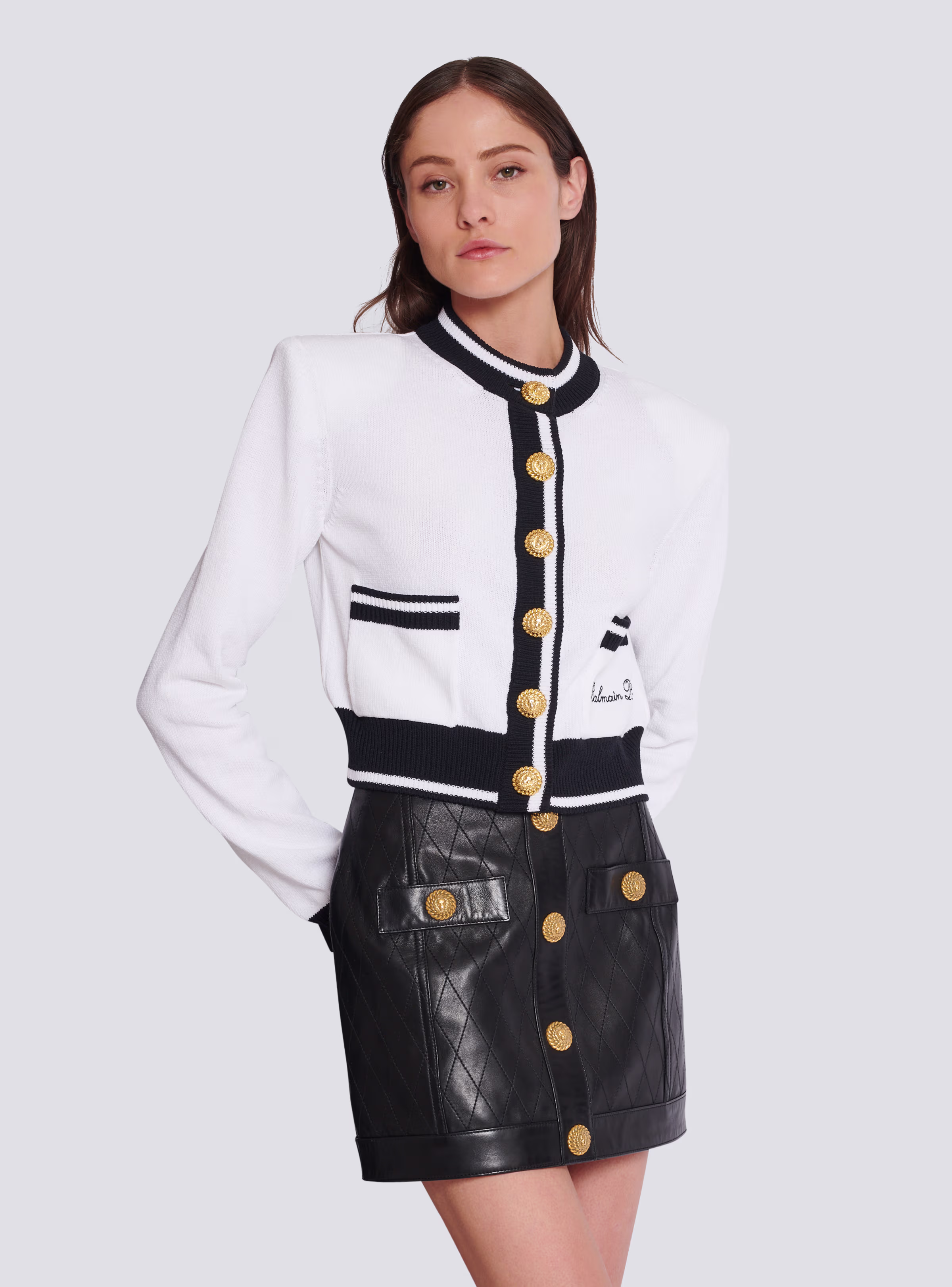 Balmain Signature Knit Cardigan - Image 5