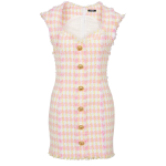 Miami Tweed Dress with Buttons