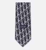 Striped Dior Oblique Tie - Image 2