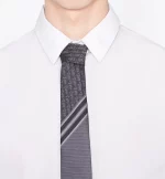 Striped Dior Oblique Tie - Image 2