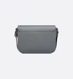 Small Saddle Messenger Bag with Flap - Image 5