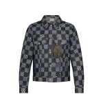 Distorted Damier Denim Jacket