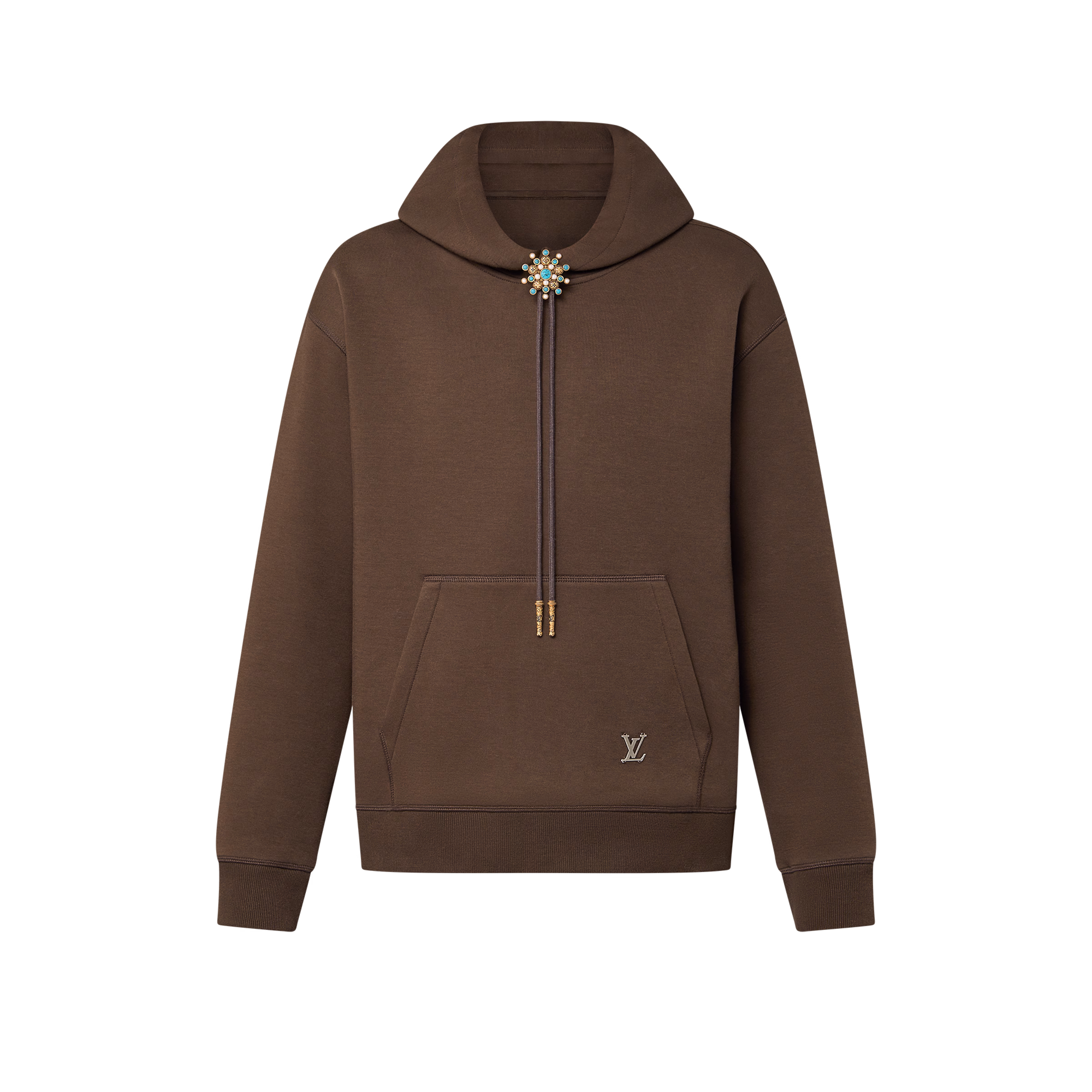 Embellished Cotton Hoodie